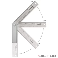Équerre Pliante Hultafors Quattro 25 -Magasin D'outils 707313 03 A WE 8 Hultafors Klappwinkel Quattro 25 WZ jpg