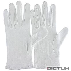 Gants En Coton, Extra-minces, 12 Pièces, Taille M