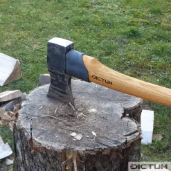 Hache à Fendre DICTUM Avec étui En Cuir -Magasin D'outils 708472 02 A WE 8 DICTUM Spaltaxt WZ jpg