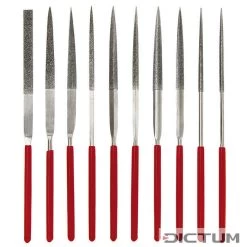 Limes-aiguilles Diamant, Polycristallines, Jeu De 10 Pièces