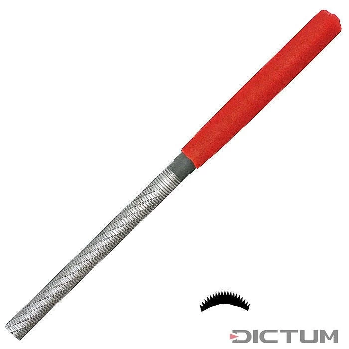 Râpe-lime Iwasaki, Version Compacte, Demi-ronde, Ultra-fine