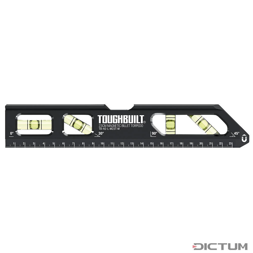 Niveau à Bulle Magnétique ToughBuilt Torpedo, 23 Cm – Image 2