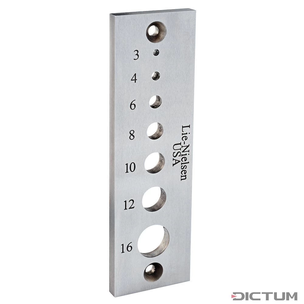 Plaque à Tourillons Lie-Nielsen, Métrique