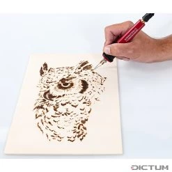 Pyrograveur Burnmaster Hawk, Jeu -Magasin D'outils 715300 04 A WE 8 Burnmaster Hawk Brandmalger t Set WZ jpg