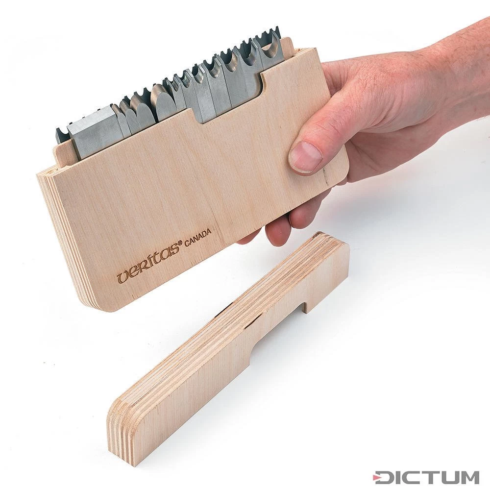 Boîte De Rangement En Bois Pour Fers De Rabots Veritas