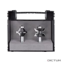 Fraises DICTUM Pour Assemblage Des Bords à Joint Collé, MD, Jeu, 2 Pièces