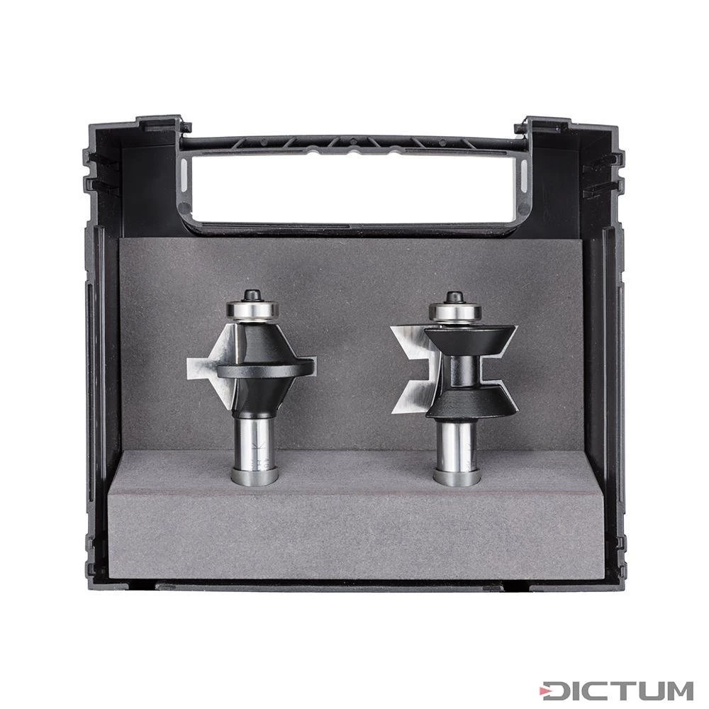 Fraises DICTUM Pour Assemblage Des Bords à Joint Collé, MD, Jeu, 2 Pièces