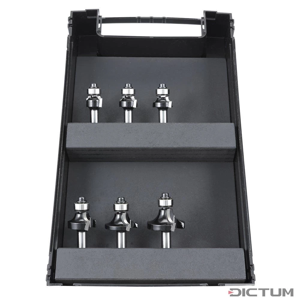 Jeu De Fraises à Arrondir DICTUM MD, 6 Pièces 1 Jeu De Fraises à Arrondir DICTUM MD, 6 Pièces