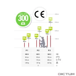 Barre De Charge Piher , P2, 0,95-1,7 M -Magasin D'outils 721018M 02 G WE 8 Piher Lastenstangen WZ jpg c1