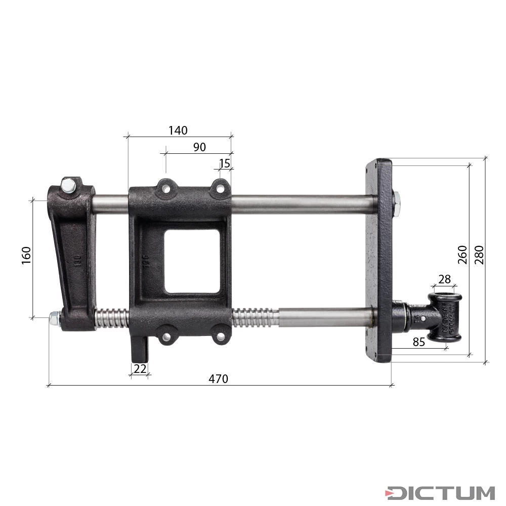 Presse Frontale, Version En Fonte Lourde – Image 2